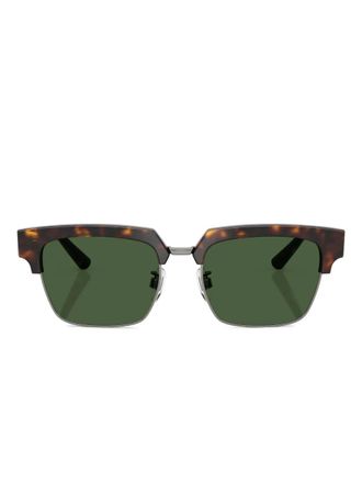 Dolce & Gabbana Eyewear DG4522 square-frame sunglasses - men - Acetate - One Size - Green