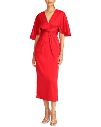 Theia Lucia Kimono Midi Dress