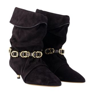 Isabel Marant Womens Ankle Boot Black Calfskin