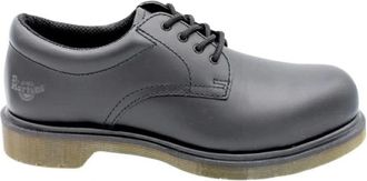 Dr. Martens Stalen Neus Leren Veterschoen - Heren - Veterschoenen - Zwart - 48 EU - Schoenen