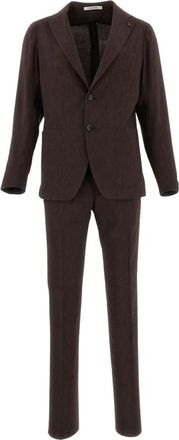 Tagliatore Montecarlo Jas - Heren - Business pakken - Bruin - 2XL - Wol - Kostuums