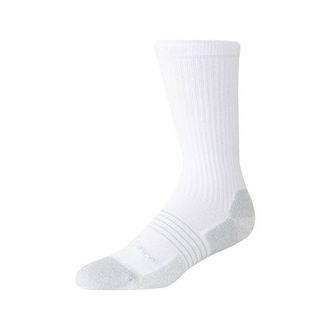 New Balance Unisex Pro Numeric Crew Calcetines 1 Pair en Blanco, Poli&eacute;ster, Talla XL