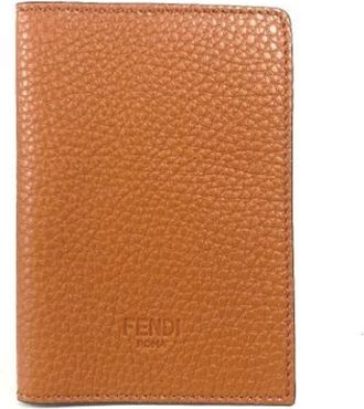 Fendi Pre-owned Leather home-office - Dames - Vintage Accessoires - Bruin - ONE Size - Leer - Vintage