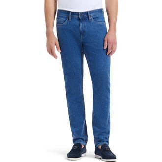 Robert Graham Ryazan Straight Leg Jeans in Light Indigo at Nordstrom, Size 33