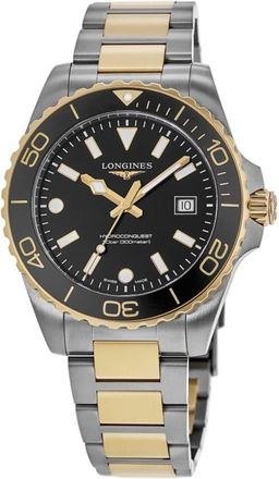 Longines HydroConquest Quartz 42mm Black Dial Two-Tone Stainless Steel Mens Watch L3.769.3.56.7