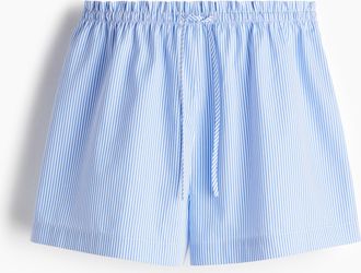 H&M Popelineshorts - White
