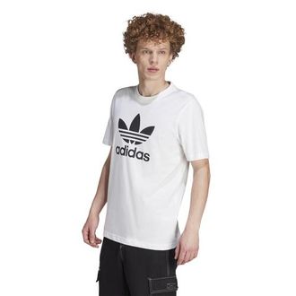 adidas Mens adidas Originals Big Trefoil Short Sleeve T-Shirt - Black/White Size XXL