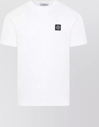Stone Island cotton logo patch short-sleeve t-shirt
