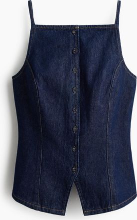H&M Jeansgilet - Blue
