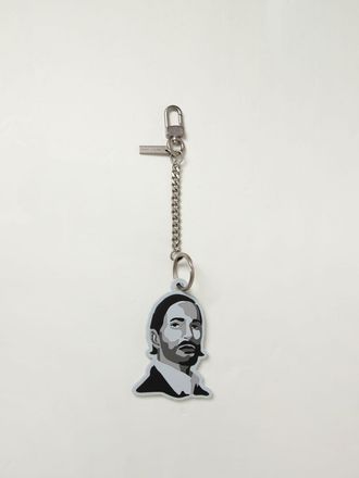 Marc Jacobs Portachiavi The Marc Marc Jacobs in ottone e silicone