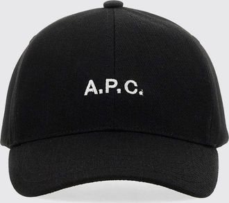 A.P.C. Cappello A. P.C. in cotone con logo ricamato
