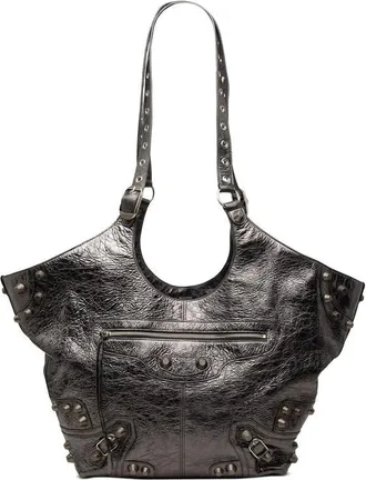 Balenciaga Pre-owned Balenciaga Medium Metallic Crinkled Lambskin Le Cagole Carry All Tote Ladies O9V0HHWLKYF02L6U