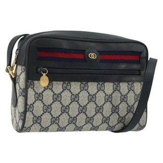Gucci Borsa a spalla vintage GG Canvas Pre-owned - - Pre-owned - Donna - Blu - ONE SIZE