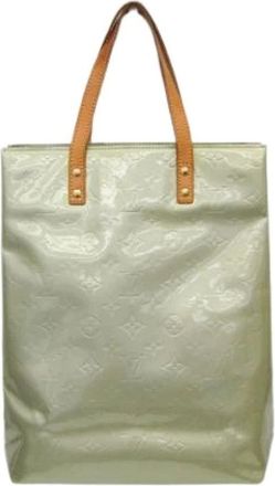 Louis Vuitton Pre-owned Tote Bags, female, Gray, Size: ONE SIZE Pre-owned Canvas Tote Bag