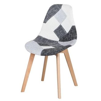 OEM Sillas De Comedor, Dise&ntilde;o Ergon&oacute;mico, Juego De 8, 8 Piezas - Gris