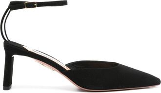 Aquazzura 65mm Blade pumps - women - Suede - 37.5 - Black