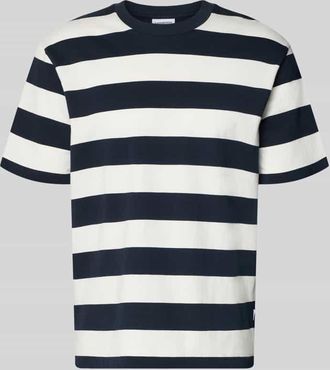 Lindbergh Lindbergh Oversized T-Shirt mit Rundhalsausschnitt in Marine, Gr&ouml;&szlig;e XXXL