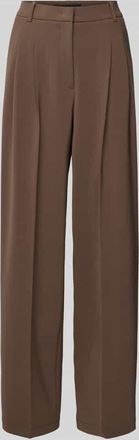 Cambio Cambio Wide Fit Stoffhose mit Ges&auml;&szlig;taschen Modell Emilie in Hazel, Gr&ouml;&szlig;e 32