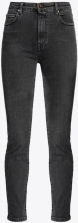 Pinko Slimme Denim Jeans voor Vrouwen - Dames - Slim Fit Jeans - Grijs - W25 - Denim - Jeans