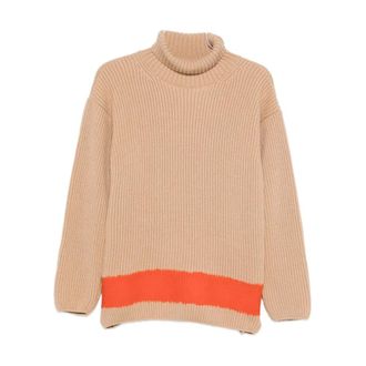 Msgm Msgm, Dames, Truien, Beige, Maat: S Wol