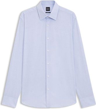 BOSS Wrinkle-resistant regular-fit shirt in cotton