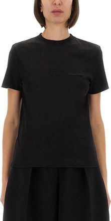Jacquemus Grosgrain Short Sleeve T-Shirt