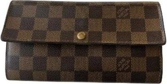 Louis Vuitton Pre-owned Wallets, female, Brown, Size: ONE SIZE Pre-owned Zippy Organizer