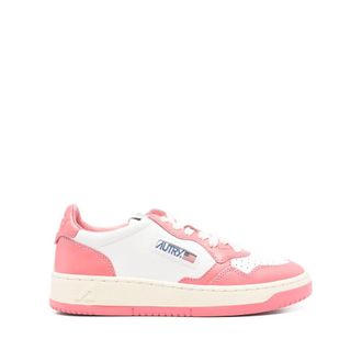Autry Sneakers Bianco, Rosa-Donna