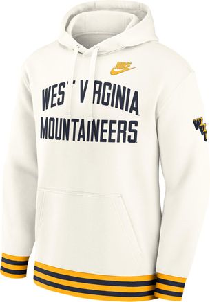 Nike West Virginia Legacy Nike Mens College Pullover Hoodie in Brown | 02K30K9FWVV-RZ7