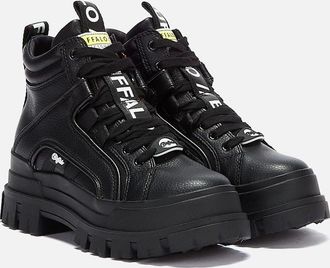 Buffalo Womens Buffalo - 1622045 UN ASPHA NC MID BLACK - Size: UK 6.5 / eu 40 / us 7.5