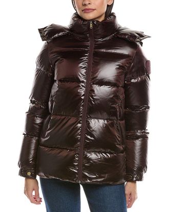 Scotch & Soda Vivienne Boxy Short Channel Quilted Jacket
