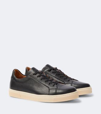 George Cleverley Jack leather sneakers
