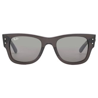 Ray-Ban Ray Ban Mega Wayfarer Dark Grey Square Unisex Sunglasses RB0840S 1406B1 51
