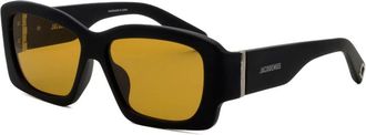 Jacquemus Zonnebril - Dames - Zonnebrillen - Zwart - 56 MM - Accessoires