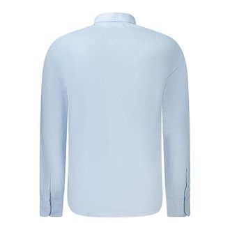 Timberland Linen Button-Down Shirt - Blue
