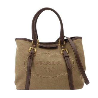Prada Bolso Tote Vintage Pre-owned - Pre-owned - Mujer - Beige - ONE SIZE