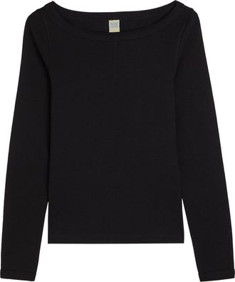Flore Flore Flore Flore Steffi Cotton T-shirt - Black - S (UK8-10 / S)