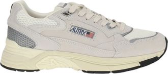 Autry Hyperway Low Suede Mesh Low-Top Sneakers