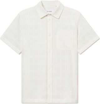 Les Deux Charlie Short Sleeve Button-Up Shirt in Light Ivory at Nordstrom Rack, Size Xx-Large