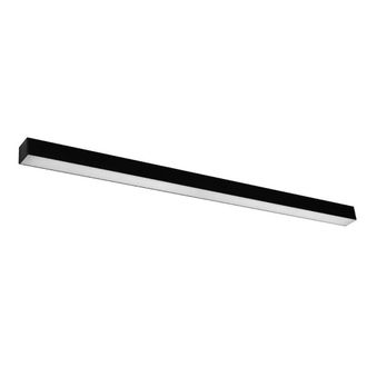 Sollux Lighting Minimalistic Wall Lamp 6x118x6cm 1xLight 3000K in Black | Size: 6 x 118 x 6 cm