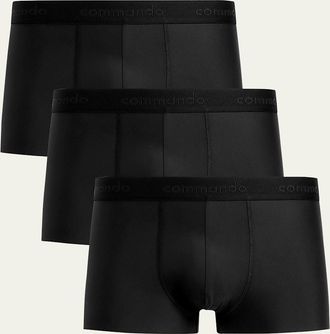 Commando Mens 3-Pack Microfiber Trunks