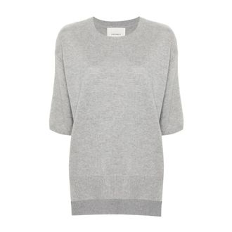 Lisa Yang Dames, Truien, Grijs, Maat: XS Kasjmier