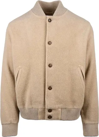 Circolo 1901 Jassen, Heren, Beige, L, Wol, Bomberjack