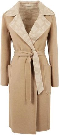 Max Mara Abito Reversible Camel Hair Coat, Brand Size 42IT_40F (US Size 8)