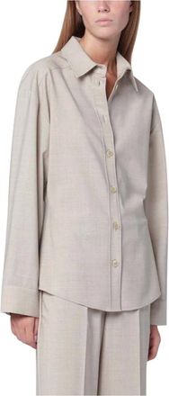 P.A.R.O.S.H. Mujer, Blusas y Camisas, Gris, Talla: M