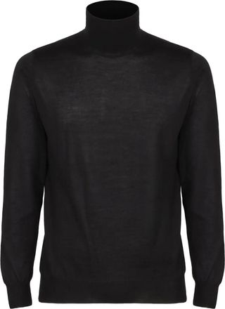 Slowear roll-neck knitwear - men - Cotton - 54 - Black