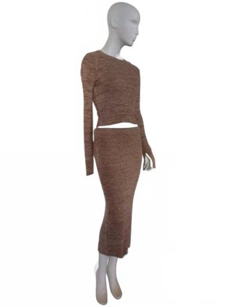 Monrow Cosmo Top In Brown