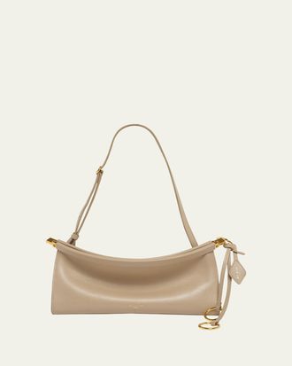 Alaia Le Click Small Shoulder Bag in Glossy Leather