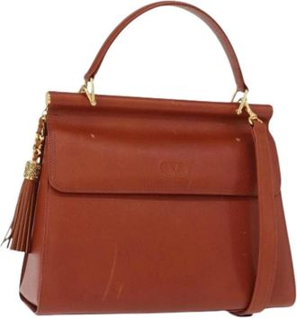 Valentino Pre-owned Handbags, female, Brown, Size: ONE SIZE Pre-owned Vintage Handbag