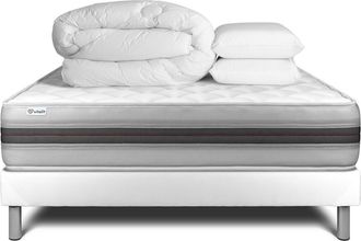 VITALIT Pack Colch&oacute;n Blanco Espuma Viscoel&aacute;stica 140 X 200